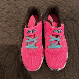 Fila Bright Pink and Teal Athletic Shoes
